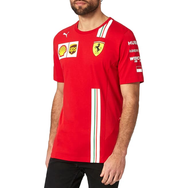Scuderia Ferrari Red Ferrari Logo T-Shirt