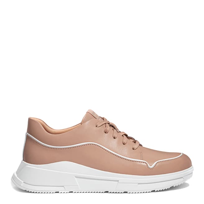 FitFlop Beige/White Freya Piping Detail Sneakers