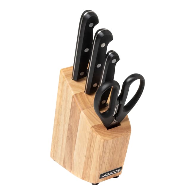 Arcos 4 Piece Pine Wood Universal Gift Box Knife Set