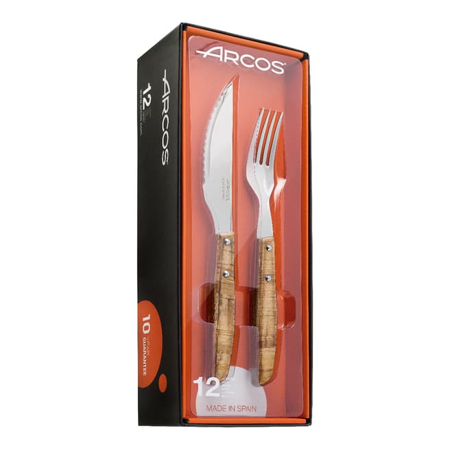Arcos 12 Piece Brown Table Knife Set