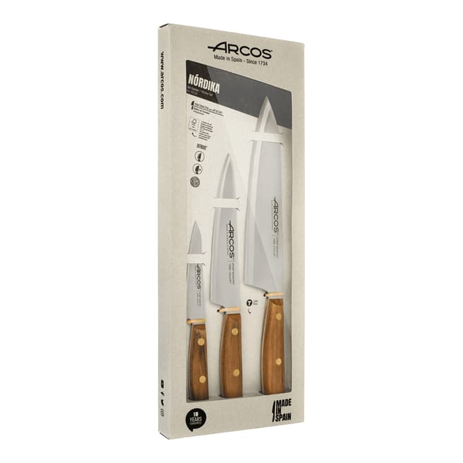Arcos Set of 3 Nordika Kitchen Knives