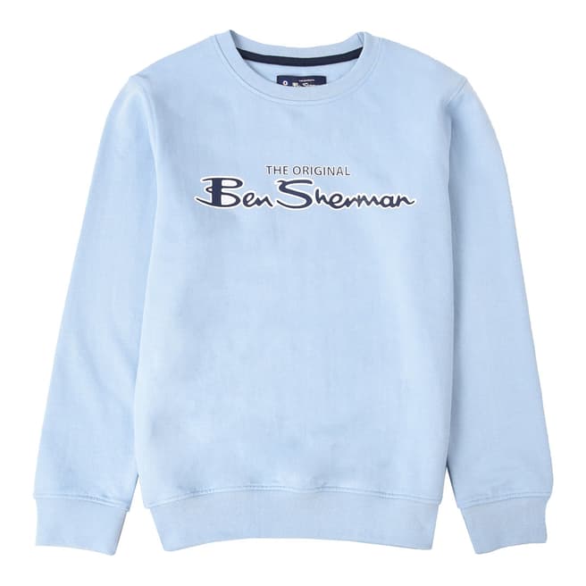 Ben Sherman Blue The Original Logo Sweatshirt