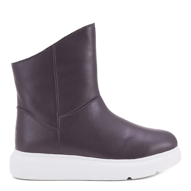 Australia Luxe Collective Dark Grey Leather Loyal Ankle Boots