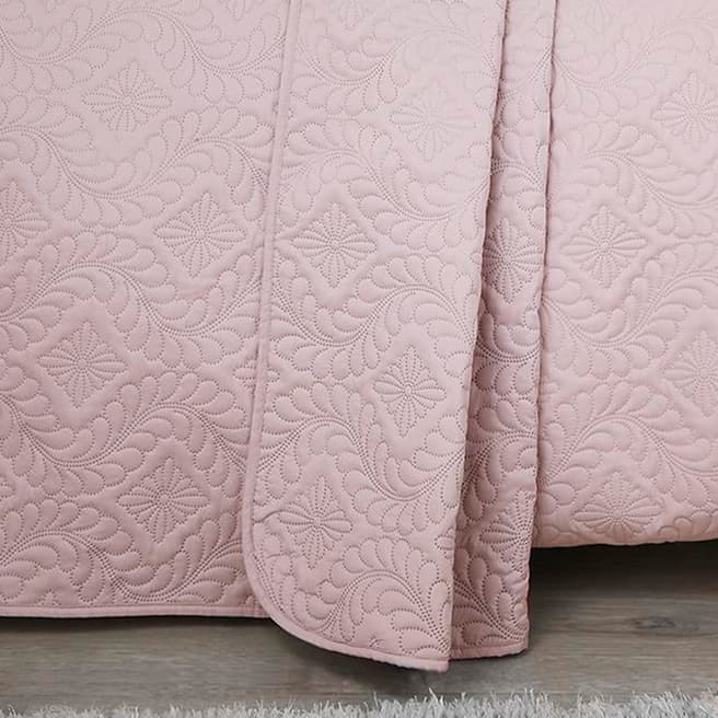 Serene Gianna 230x200cm Bedspread, Blush