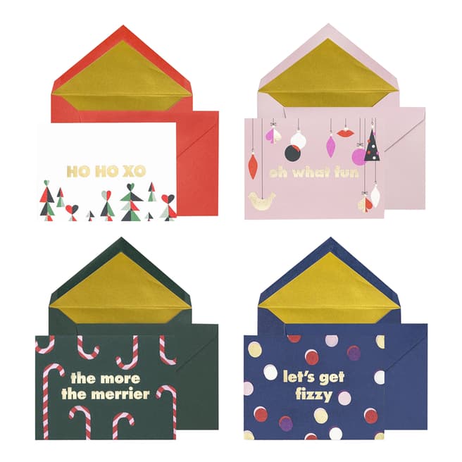 Kate Spade Pack of 16 Holiday Box Cards, Assorted