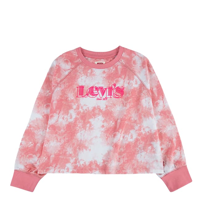Levi's Girl Teen Peony High Rise Tie Dye Sweatshirt