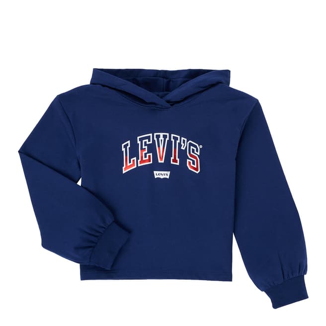Levi's Girl Kid's Medieval Blue High Rise Hoodie