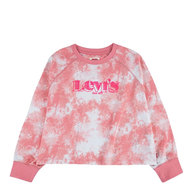 Levi's Girl Kid's Peony High Rise Tie Dye Sweatshirt