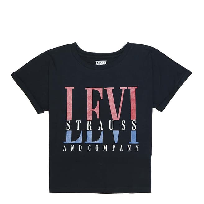 Levi's Girl Teen Outer Space Rolled Sleeve High Rise Top