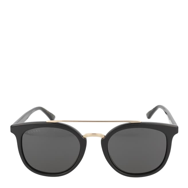 Gucci Unisex Black/ Grey Gucci Sunglasses 51mm