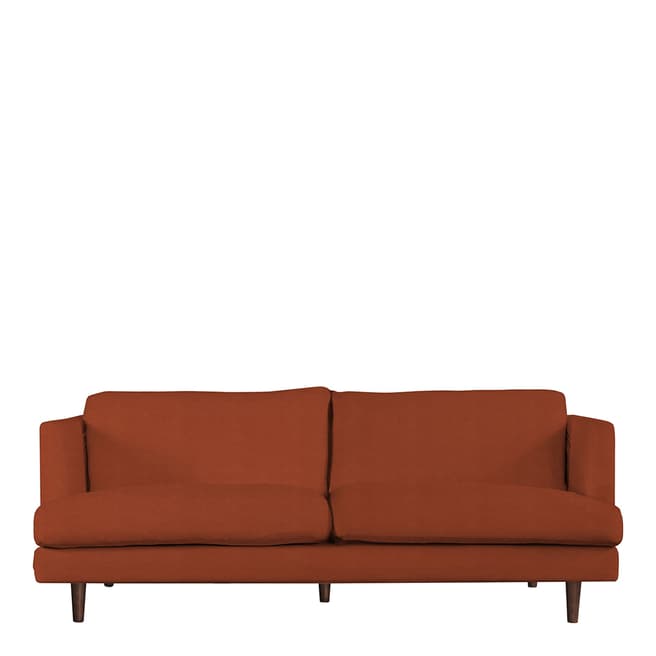 Gallery Living Rufford Sofa 3 Seater in Placido Terracotta