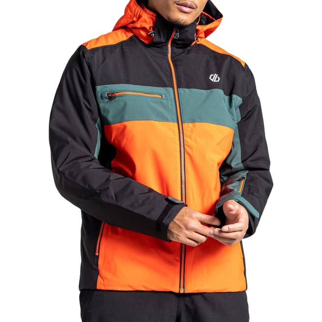 Dare2B Black/Amber Waterproof Ski Jacket