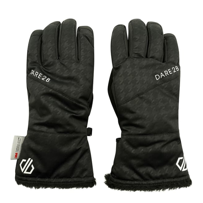 Dare2B Black Dogtooth Gloves