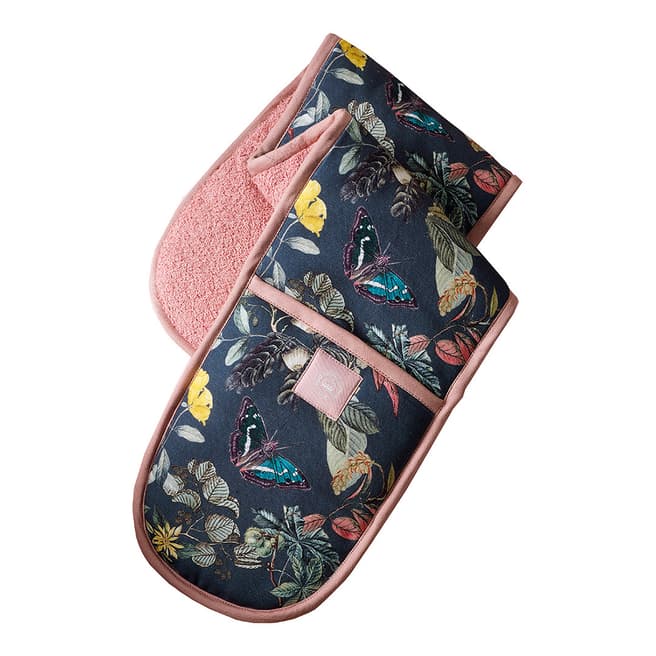 Royal Botanic Gardens Kew Midnight Floral Double Oven Glove