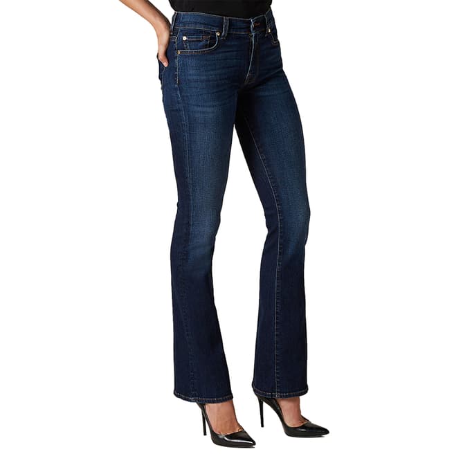 7 For All Mankind Dark Blue Soho Bootcut Stretch Jeans