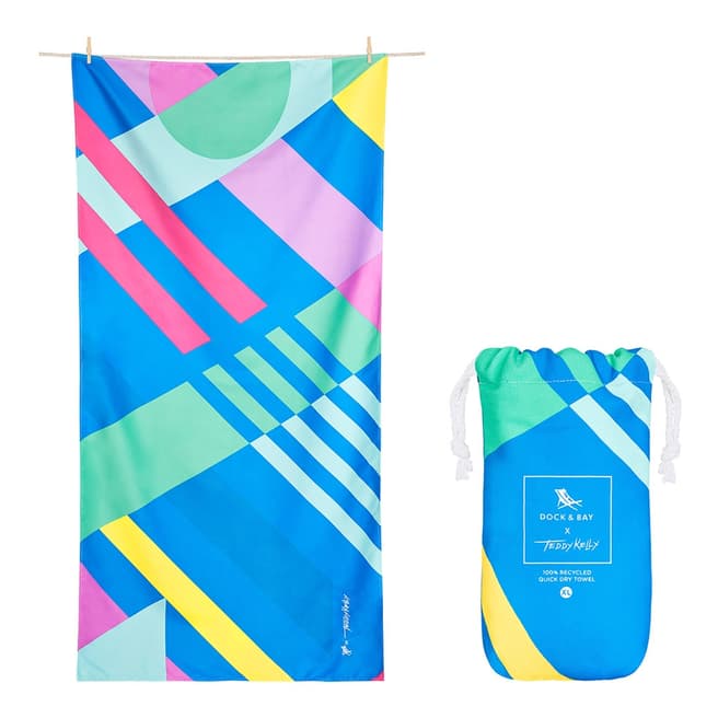 Dock & Bay Teddy Kelly Large Beach Towel, Share Your Passion