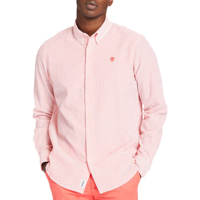 Timberland Pink Cotton Long Sleeve Shirt 