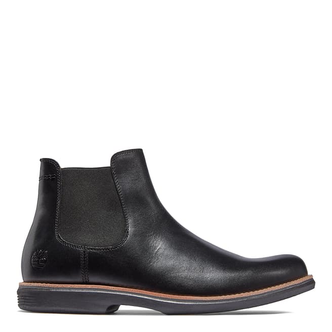 Timberland Black Leather City Groove Chelsea Boots