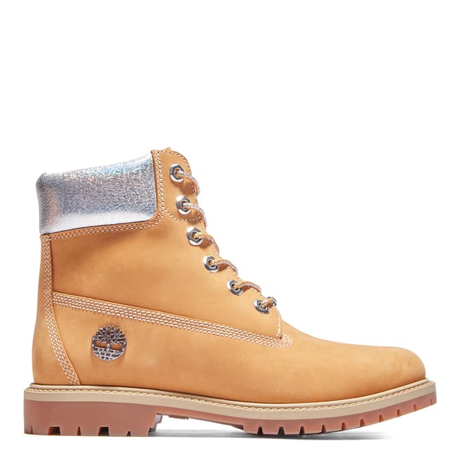 Timberland Yellow/Silver 6" Heritage Boots