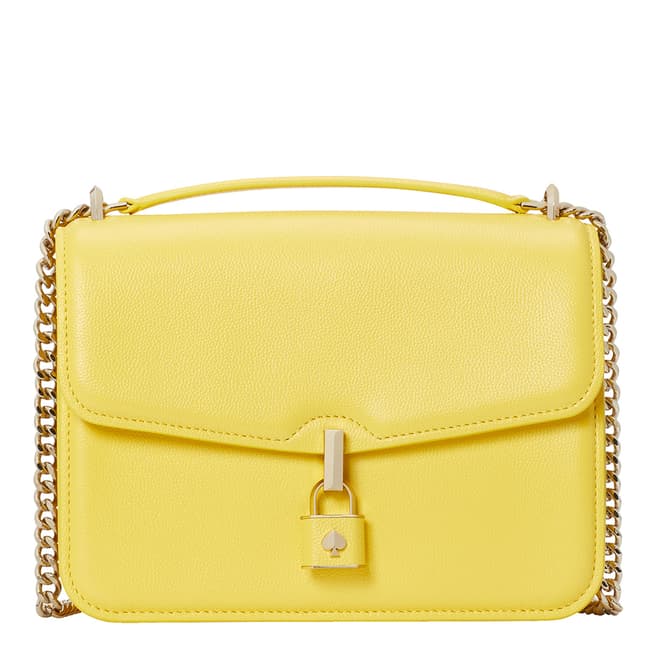 Kate Spade Yellow Sesame Locket Shoulder Bag