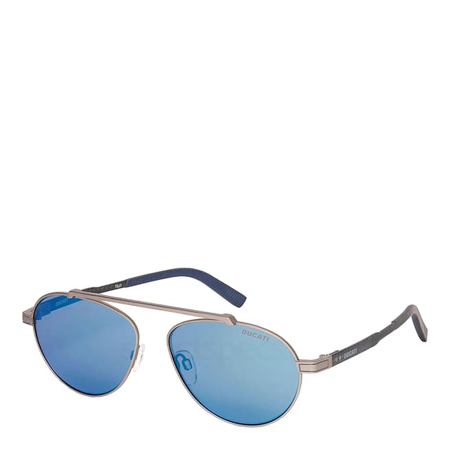 Ducati Men's Grey/Blue Ducati Sunglasses 57mm