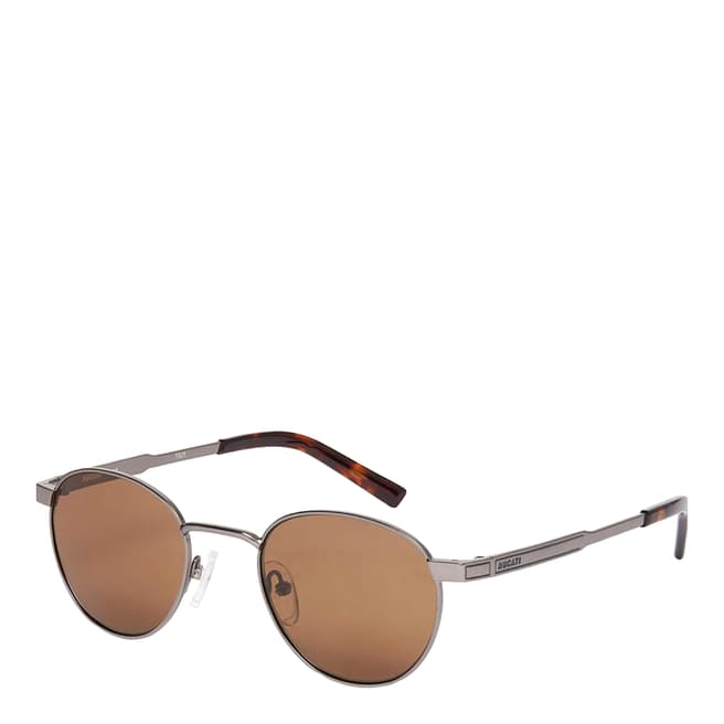 Ducati Men's Grey/Brown Ducati Sunglasses 49mm