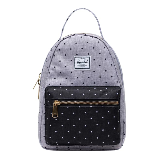 Herschel Supply Co. Grey Polka Dot Nova Mini Backpack