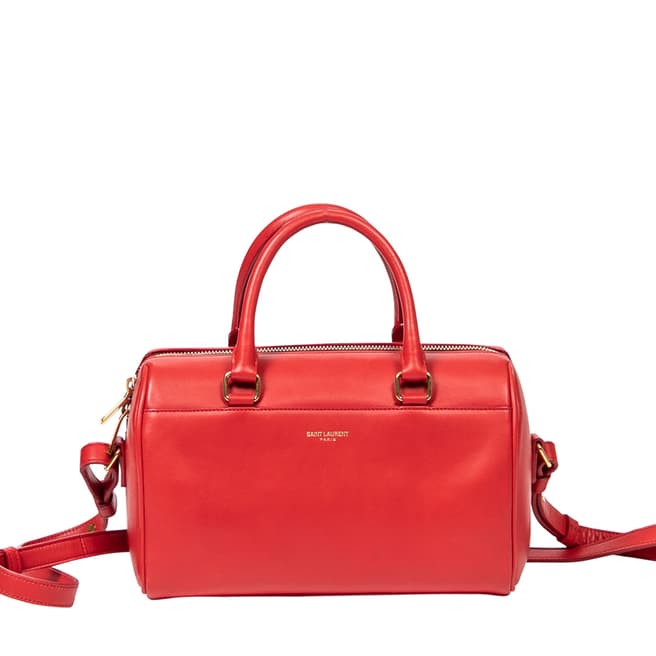 Yves Saint Laurent Vintage Red Duffle Bag