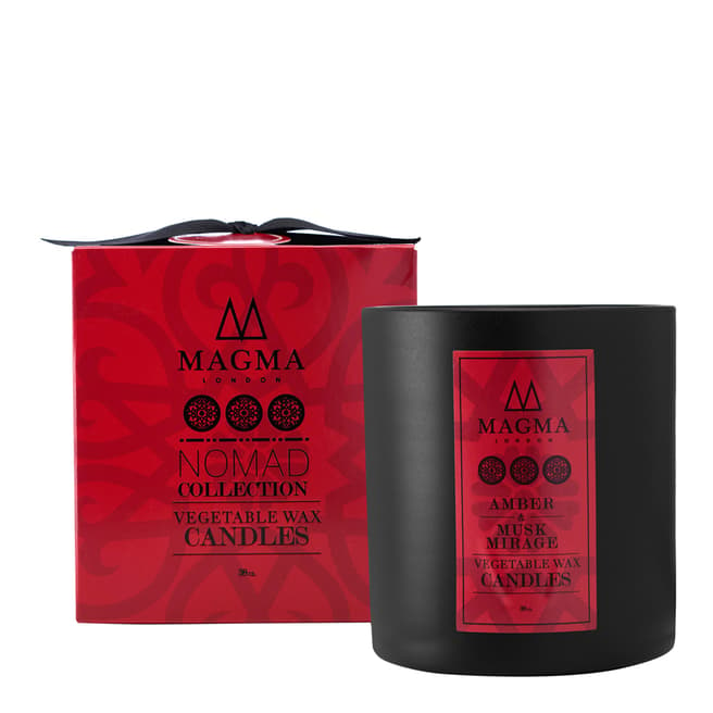 Magma London Amber And Musk Mirage Vegan Wax Candle 138ml