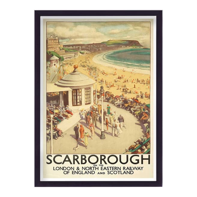 Vouvart UK Scarborough Vintage Travel Print