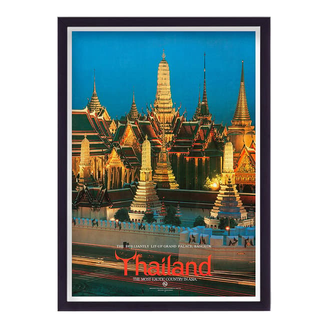Vouvart Thailand Grand Palace Vintage Travel Print
