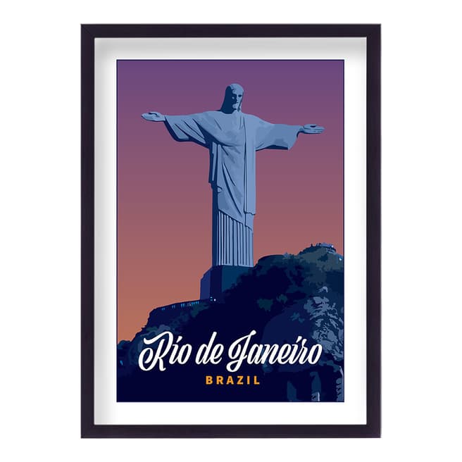 Vouvart Brazil Rio De Janeiro Travel Print