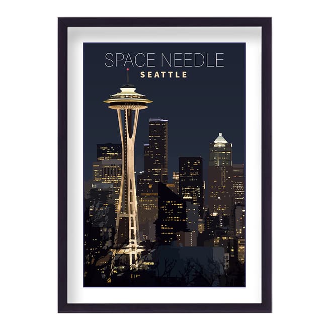 Vouvart Seattle Space Needle Travel Print