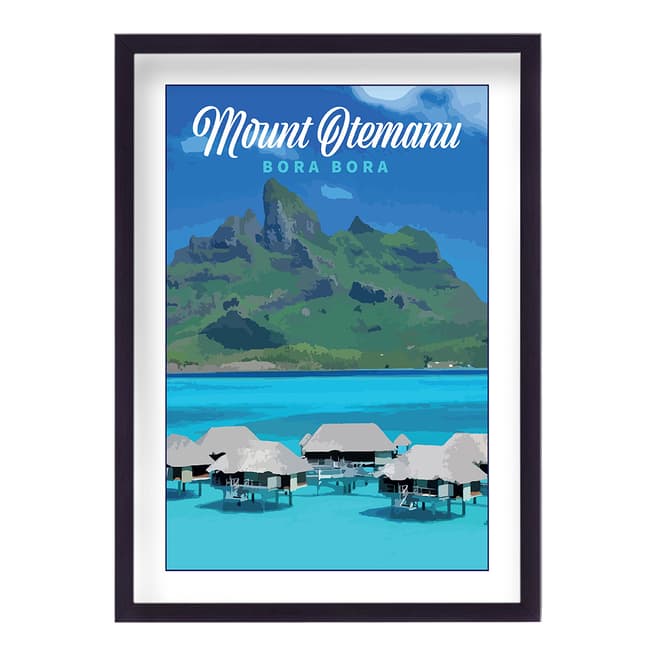 Vouvart Bora Bora Mount Otemanu Travel Print