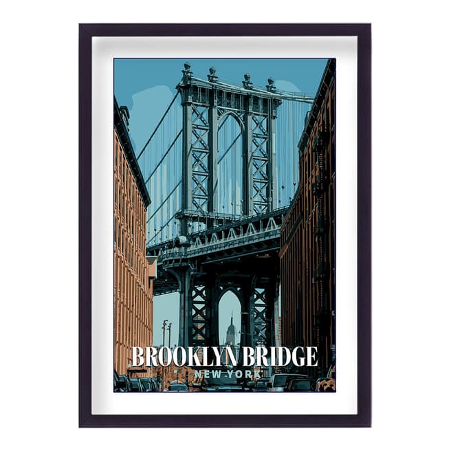 Vouvart New York Brooklyn Bridge Travel Print
