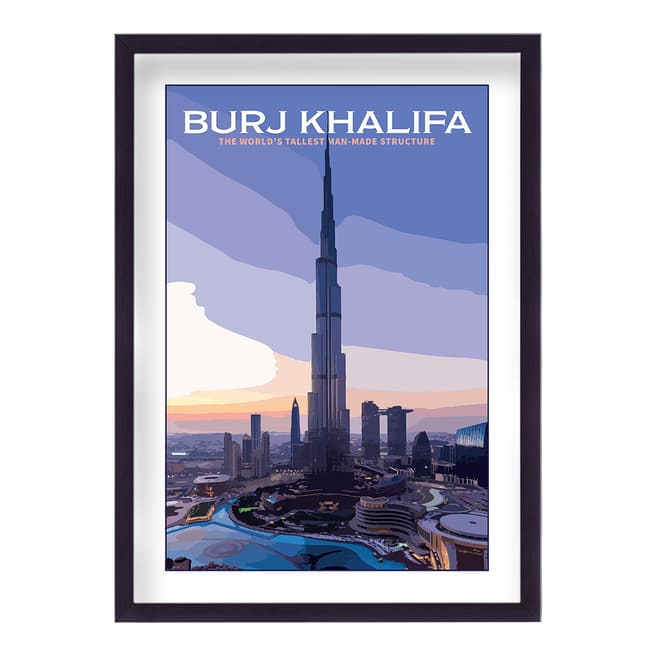 Vouvart Dubai Burj Khalifa Travel Print