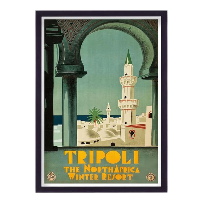 Vouvart Tripoli Vintage Travel Print