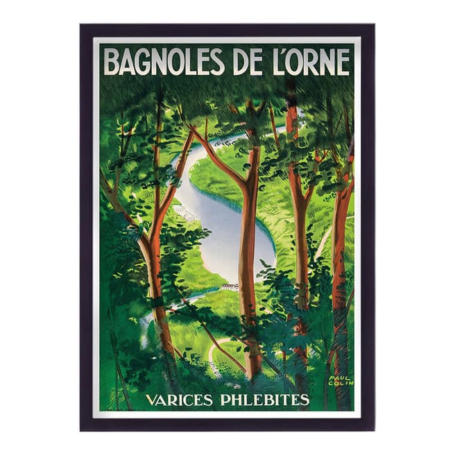 Vouvart Bagnoles De L'Orne Normandie Vintage Travel Print