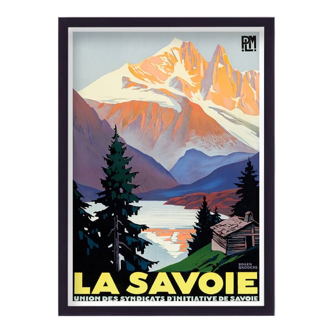 Vouvart France La Savoie Auvergne-Rhone-Alpes Vintage Travel Print