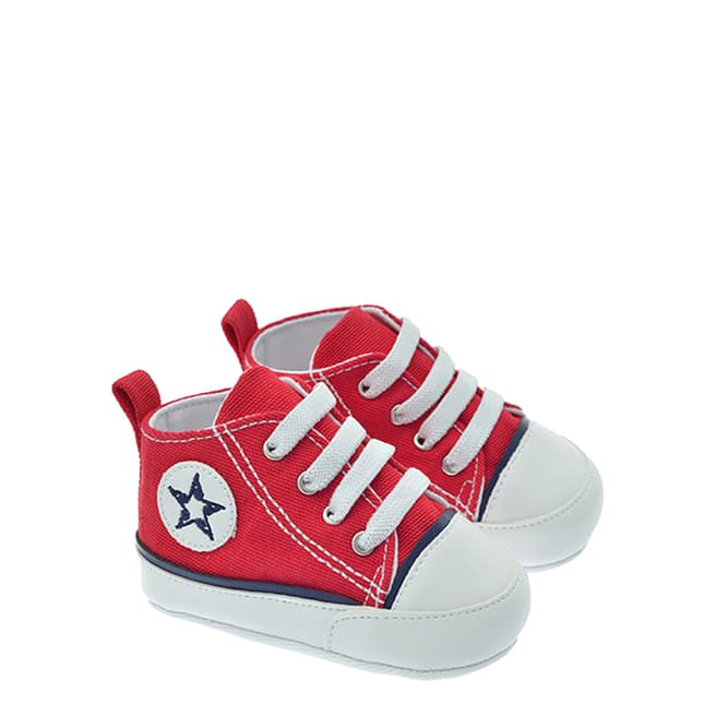 Freesure Red Hi-Top Baby Sneakers