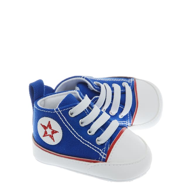 Freesure Blue Hi-Top Baby Sneakers