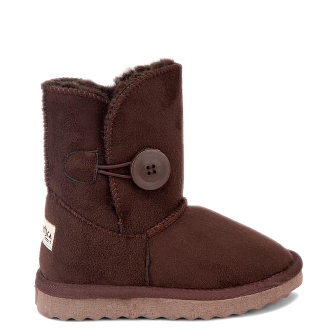 Antarctica Boots Toddler Brown Faux Fur Boots