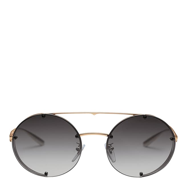 Bvlgari Women's Pale Gold/Grey Gradient Bvlgari Sunglasses 58mm