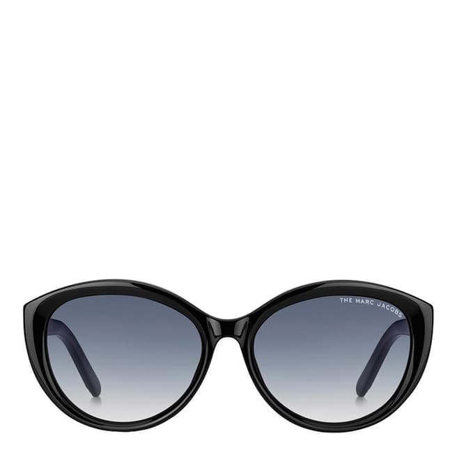 Marc Jacobs Women's Black/Dark Grey Shaded Marc Jacobs Sunglasses 56mm