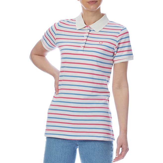 Crew Clothing Striped Cotton Polo Shirt