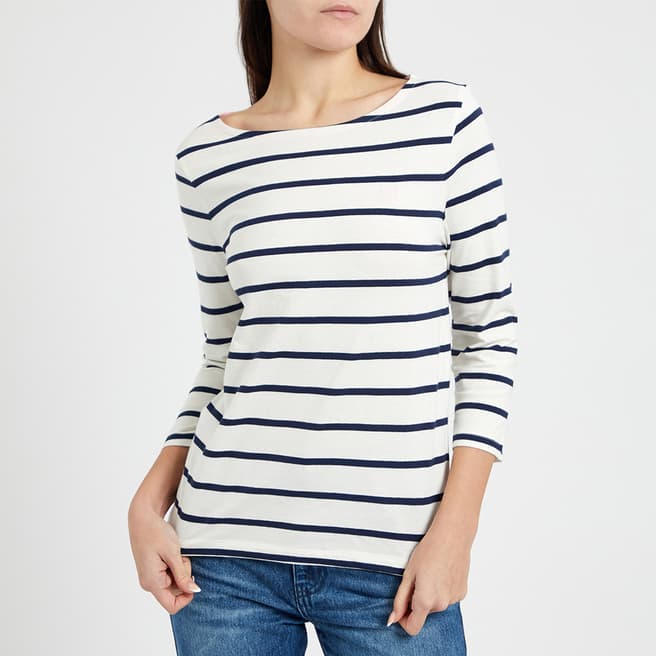 Crew Clothing Striped Cotton Cassie Top