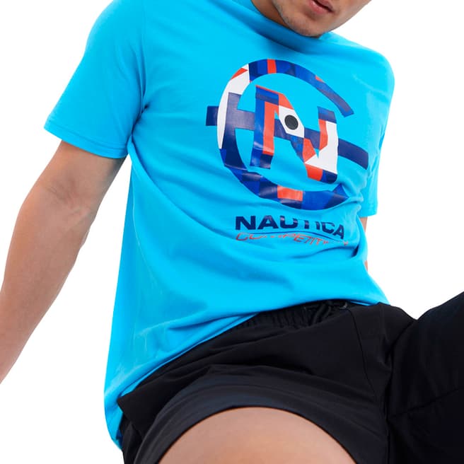 Nautica Light Blue Logo T-Shirt
