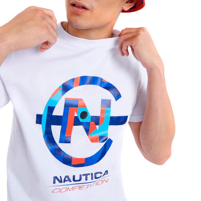 Nautica White Logo T-Shirt