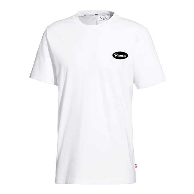 Puma White Crew Neck T-Shirt
