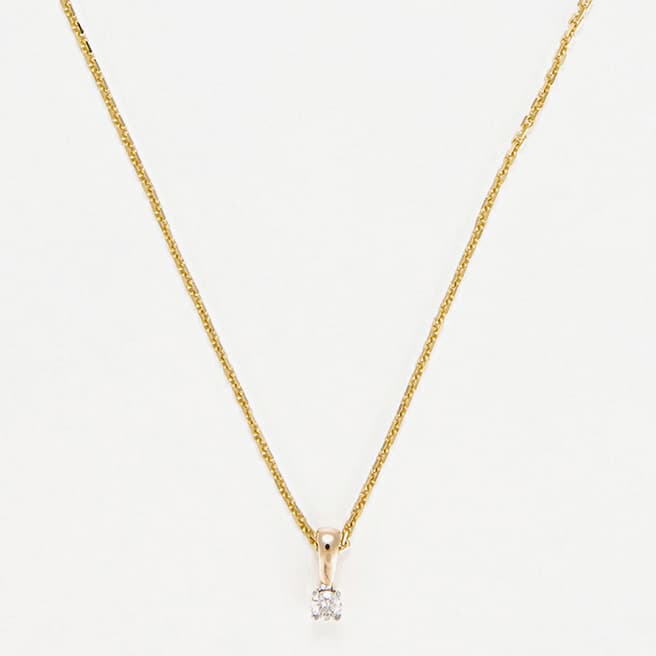 Le Diamantaire Gold 'My Diamond' Pendant Necklace